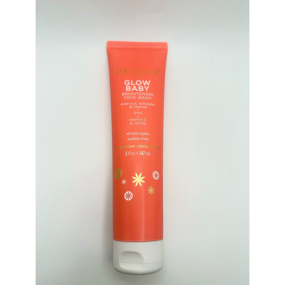 NEW Pacifica Glow Baby Brightening Face Wash 5 oz Vitamin C + AHA Cleanser
